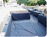 Tailored bespoke pond liners